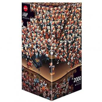 Heye Triangle Puzzle 2000 Pieces - Orchestra by Jean-Jacques Loup