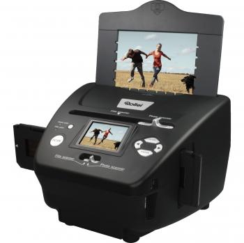 Rollei PDF-S 240 SE - Escáner múltiple para fotos, diapositivas y negativos, proceso de escaneo en segundos, incl. software de edición de imágenes - negro