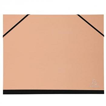 Carpeta de Dibujo Exacompta Aquarel A4 Surtidas - Pack de 5 unidades - Dimensiones 26 x 33 cm - Interior de papel negro - Reverso de lona - Con gomas y sol