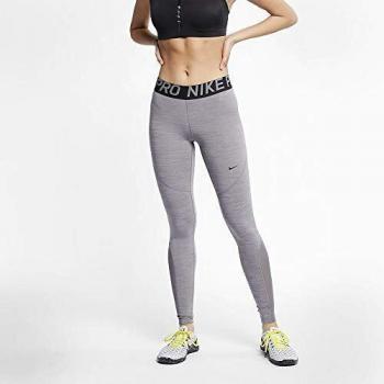 NIKE W NP Tight Pantalones de Deporte, Mujer, Gunsmoke/htr/Black/Black, XS