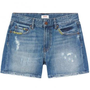 Shorts Pepe Jeans Mable Worn Azul Mujer 30 Amarillo