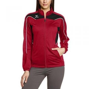 erima Polyesterjacke Shooter - Soft shell para mujer, color rojo / negro / blanco, talla 40