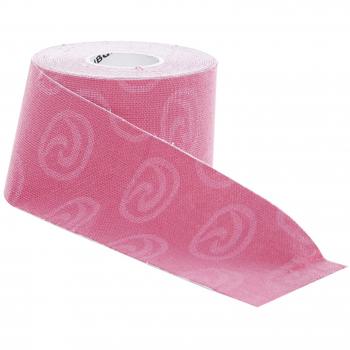 Rehband Terapia Tape Cinta quinesiológica Rollo, Rosa con Logo, 5 cm x 5 m, 0180 – 12, Unisex, 0180-12, Pink mit Logo, 5 cm x 5 m