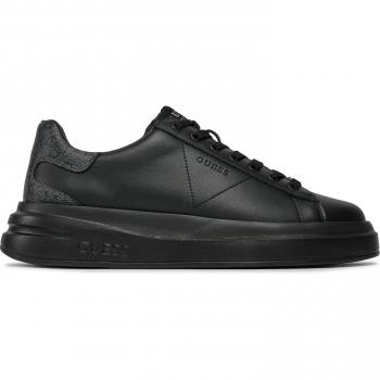 Zapatillas Bajas Hombre Guess Elba FMPVIB LEA12 Negro con estampado tipo casco
