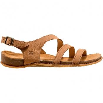 El Naturalista N5811 - Sandalia Plana de Mujer Camel
