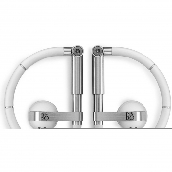 B&O PLAY by Bang & Olufsen Earset 3i - Auriculares interiores ajustables con mando y micrófono en el cable, compatibles con iOS y Android, para Smartphones y tabletas, blanco
