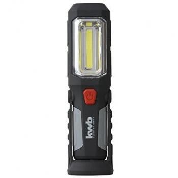 Lámpara de Trabajo COB-LED Flexible con Base Magnética y Función de Linterna KWB 948595