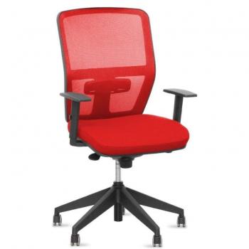 Silla Ergonómica Respaldo Malla Rojo de Kunna