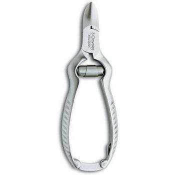 3 Claveles 238 - Alicate Para Para Pedicura, Americano, 4 Cm Inoxidable, Cranberry