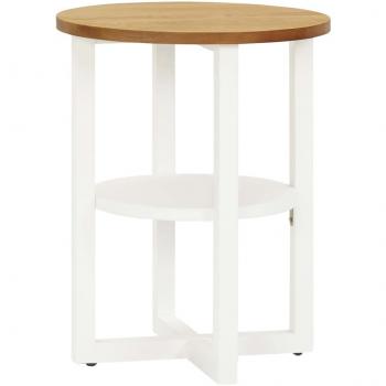 vidaXL Lamp Table 40x50 cm Solid Oak Wood