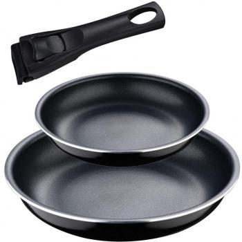 Set de Sartenes Bergner Click & Cook Aluminio (3 Piezas)