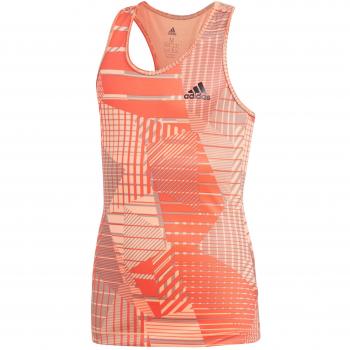 adidas Yg Train Tank Camisa de Golf, Niñas, Naranja