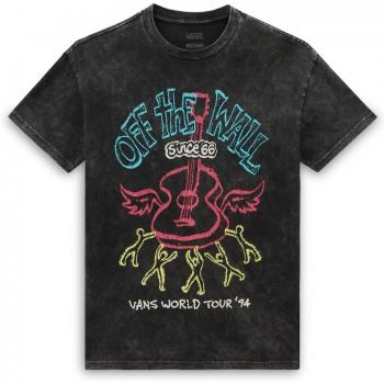 Camiseta Vans Guitar Solo Negro Para Mujer