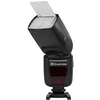 Flash Speedlite Quadralite Stroboss 60S para Sony - Lámpara de destello portátil y versátil