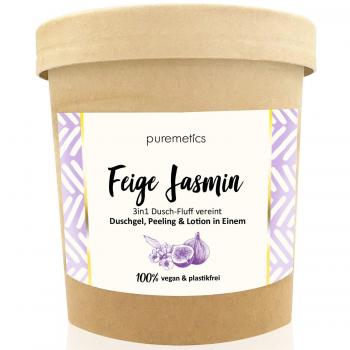 Fluff de Ducha 3 en 1 Exfoliante de Sal con Higo y Jazmín (250 g)