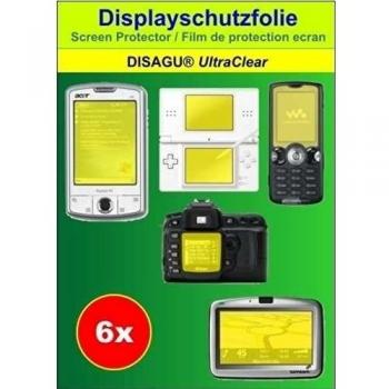 Conjunto de 6 láminas protectoras de pantalla Ultra Claras para Sony HDR-CX410VE