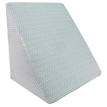 Almohada de Lectura Desenfundable con Forma de Cuña para Sofá y Cama - Espuma (Gris)