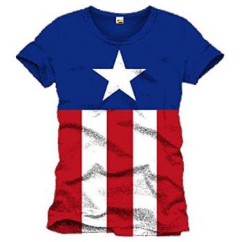 Capitán América Stars & Stripes Camiseta azul-rojo-blanco S