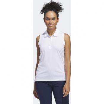 Adidas Women's Ultimate365 Solid Sleeveless Polo Shirt