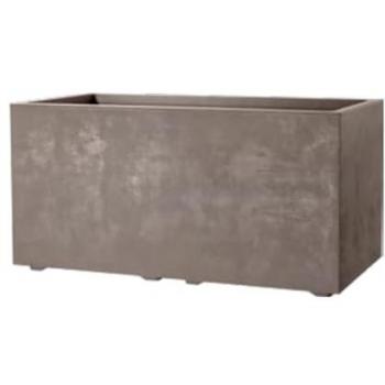 Jardinera auto riego Millennium 99 arenisca 39x38 cm marrón