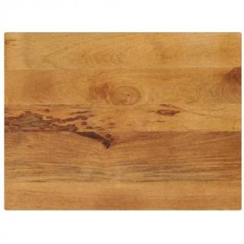 Tablero de mesa rectangular de madera maciza de mango 70x60x2,5 cm