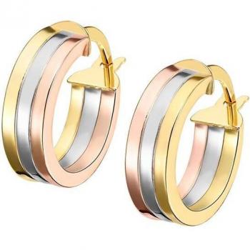Pendientes Time Road OS00013/10 de Oro Amarillo 9K (375 milésimas), Acabado Brillo, para Mujer