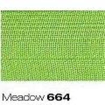 Berisfords Cinta de Tela supertransparente 10 mm x 25 m, Color Verde Pradera