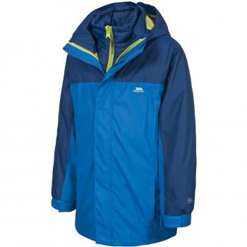 Trespass Maddox 3-en 1 chaqueta, unisex, color Azul - azul, tamaño talla: 7/8