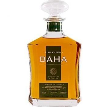 BAHA Founders Reserve - Whiskey Irlandés - 4 años - Finalizado en Botas de Jerez - 43% vol. - 700 ml