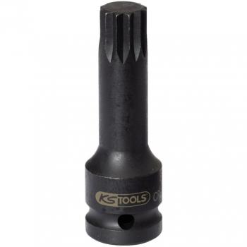 KS Tools 911.0954 - Impacto toma poco XZN, 1/2 , M18, L = 75 mm