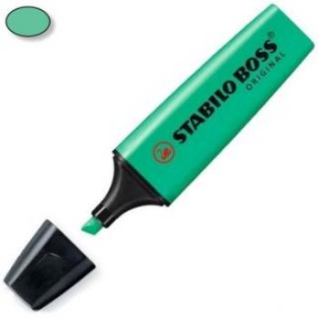 Marcador Fluorescente Stabilo Boss Turquesa - Caja con 10 Unidades