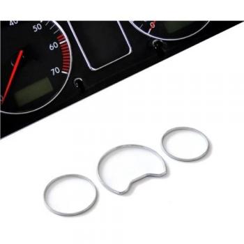 TR10W210 - Cromo velocimetro anillos , ANILLOS CUADRO VEHÃƒCULO , Gauge Dash cromados bisel , ANILLOS DE INSTRUMENTOS s mandos