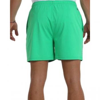 Shorts Bullpadel Mirza Elásticos Secado Rápido Verde Brillante
