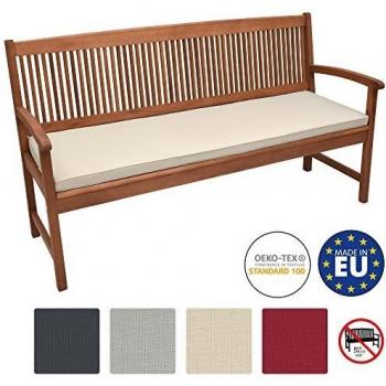 Cojín Acolchado Desenfundable para Bancos de Jardín Base BK 150x48x5 cm - Comodidad y Versatilidad en la Naturaleza