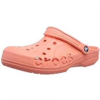 crocs Baya Melon M7/W9 - Zuecos de goma para mujer rosa Pink