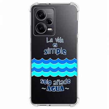 Funda Antigolpes de Silicona para Xiaomi Redmi Note 12 Pro+ Plus 5G con Diseño de Agua y Dibujos