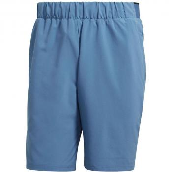 Pantalón corto de tenis para hombre Adidas Club Stretch Woven HB8026 - Azul/Negro