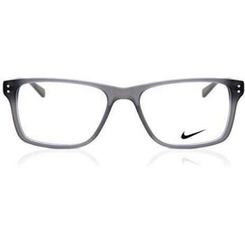 Nike NIKE 7246 (034) Grey Optical Frame with Accessories, Gray Male Eyewear, Size: 54 MM