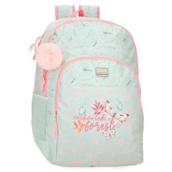 Mochila Escolar Movom Enchanted Forest Doble Adaptable a Carro 33x46x17 cm Poliéster 25,81L con dos compartimentos y bolsillos laterales