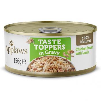 Applaws Taste Toppers en salsa latas para perros 6 x 156 g - Pollo con cordero