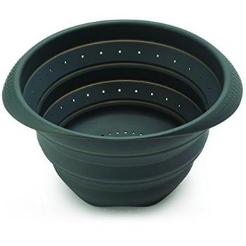 Pavonidea PLIE23GRF - Escurridor plegable de silicona, 230 x 145 mm, color gris oscuro