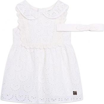 Carrement Beau - Conjunto de niña vestido y diadema con bordado francés Y30088