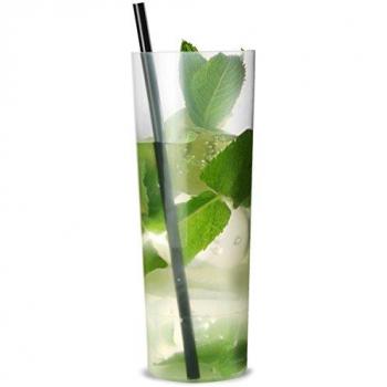 Drinkstuff Slim Jim, Vaso Transparente, 300 ml, Paquete de 10