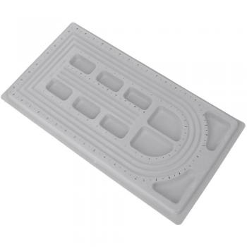 Kicode Bandeja DIY Junta de cuentas Pulsera de la joyería collar rebordear Organizador reunida Craft Herramienta Señora Diseño Placa Montado