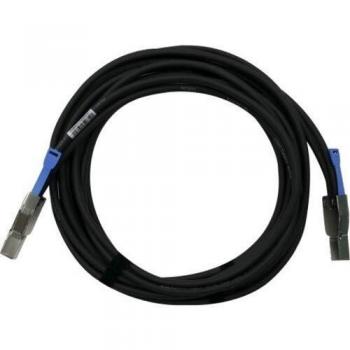 QNAP Mini SAS 12G Cable (SFF-8644), 2 m Black Metallic