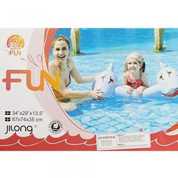 Pequeño Mundo Juguetes Edge-Shark Activo Borde Activo para Nadar Inflable Junta