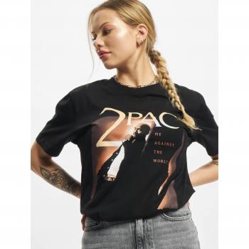 Mister Tee Women's Tupac Me Against The World Black Short Sleeve T-Shirt 4XL