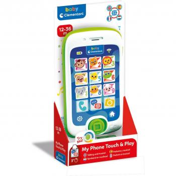 Smartphone Clementoni Baby Touch & Play con Sonido y Pantalla Táctil