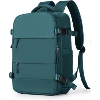 Mochila de viaje cabina gran capacidad con multicompartimento (calzado, ropa, portátil) 31x17x42 cm