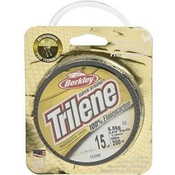 Berkley Trilene Fluorocarbon Professional Grade Fishing Line, 15 lb Test, 200 Yards, Clear